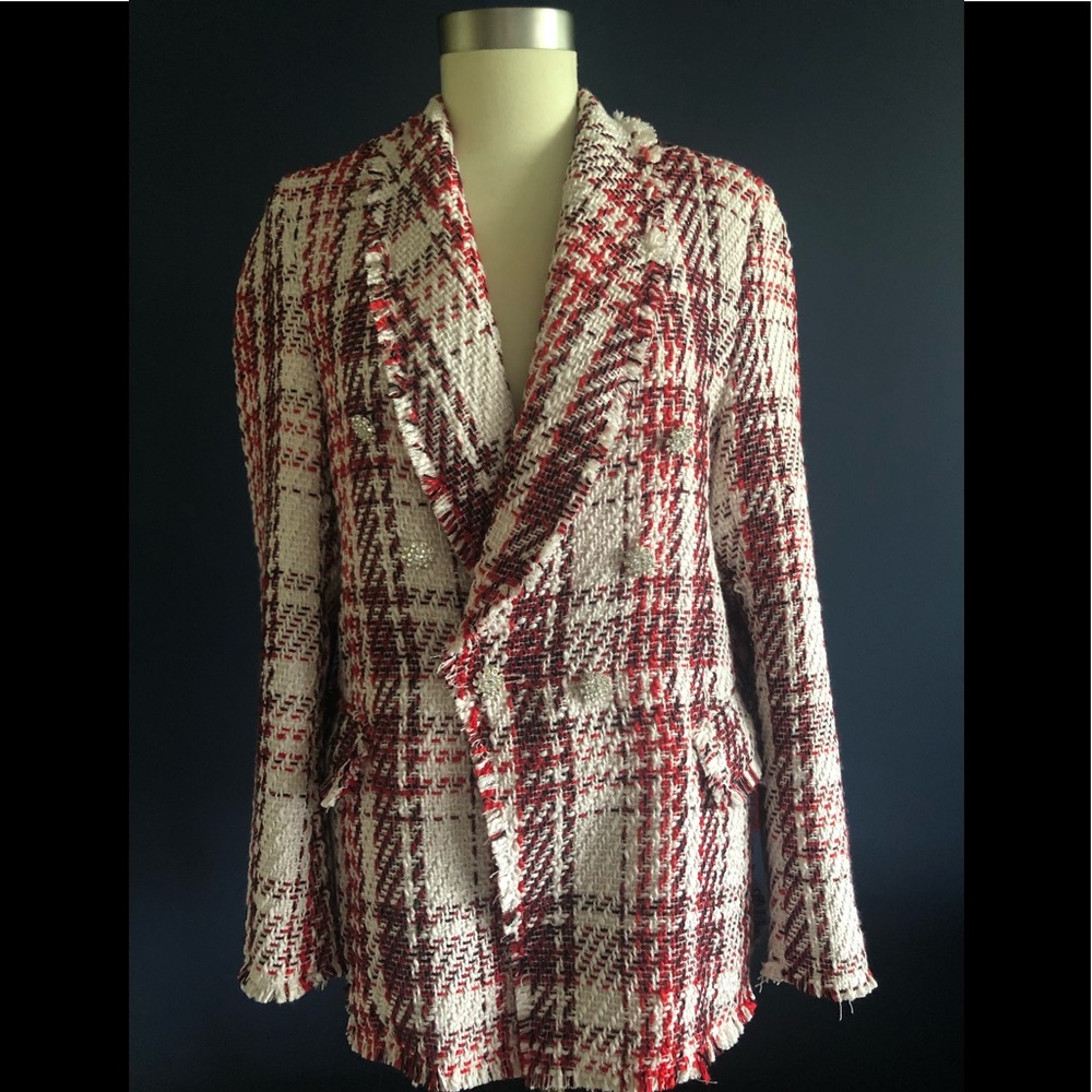 Tweed Oversized Blazer